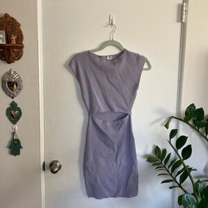 Wilfred Lilac Mini Dress